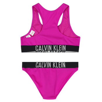 Girls Pink Logo BikiniÃ‚Â 