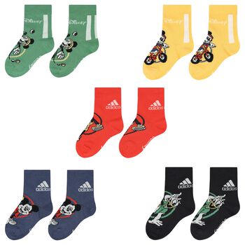 Multi-Coloured Disney Logo Socks ( 5-Pack )