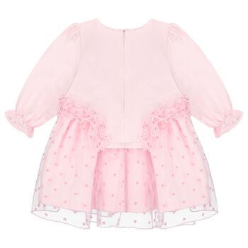 Baby Girls Pink Heart Dress