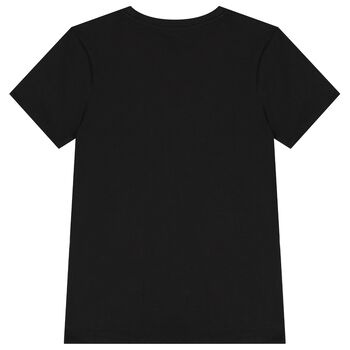 Boys Black Logo T-Shirt