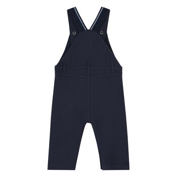 Baby Boys Navy Blue Denim Dungaree