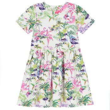 Botanical Print T-Shirt Dress