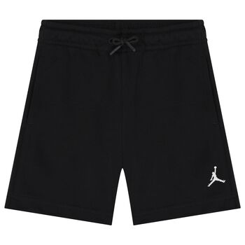 Black Jumpman Logo Shorts