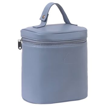 Blue Insulated Bottle Bag