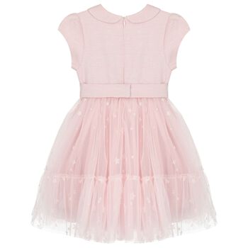 Girls Pink Tulle Star Dress