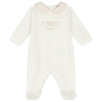 Ivory & Beige Babygrow