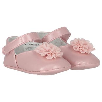 Baby Girls Pink Pre Walker Shoes