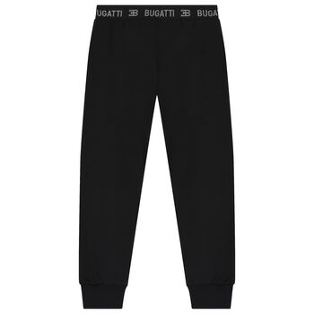 Boys Black Logo Joggers