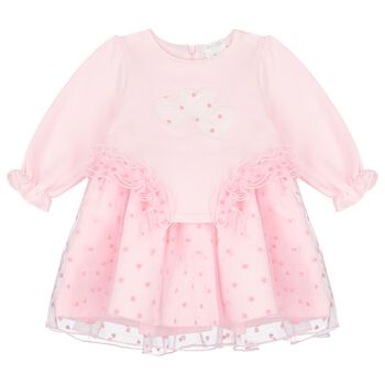 Baby Girls Pink Heart Dress