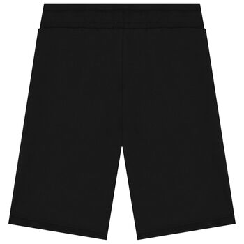 Boys Black Logo Shorts