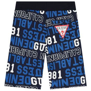 Boys Blue Logo Shorts