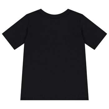 Girls Black Logo T-Shirt