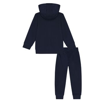 Boys Navy Blue Logo Tracksuit