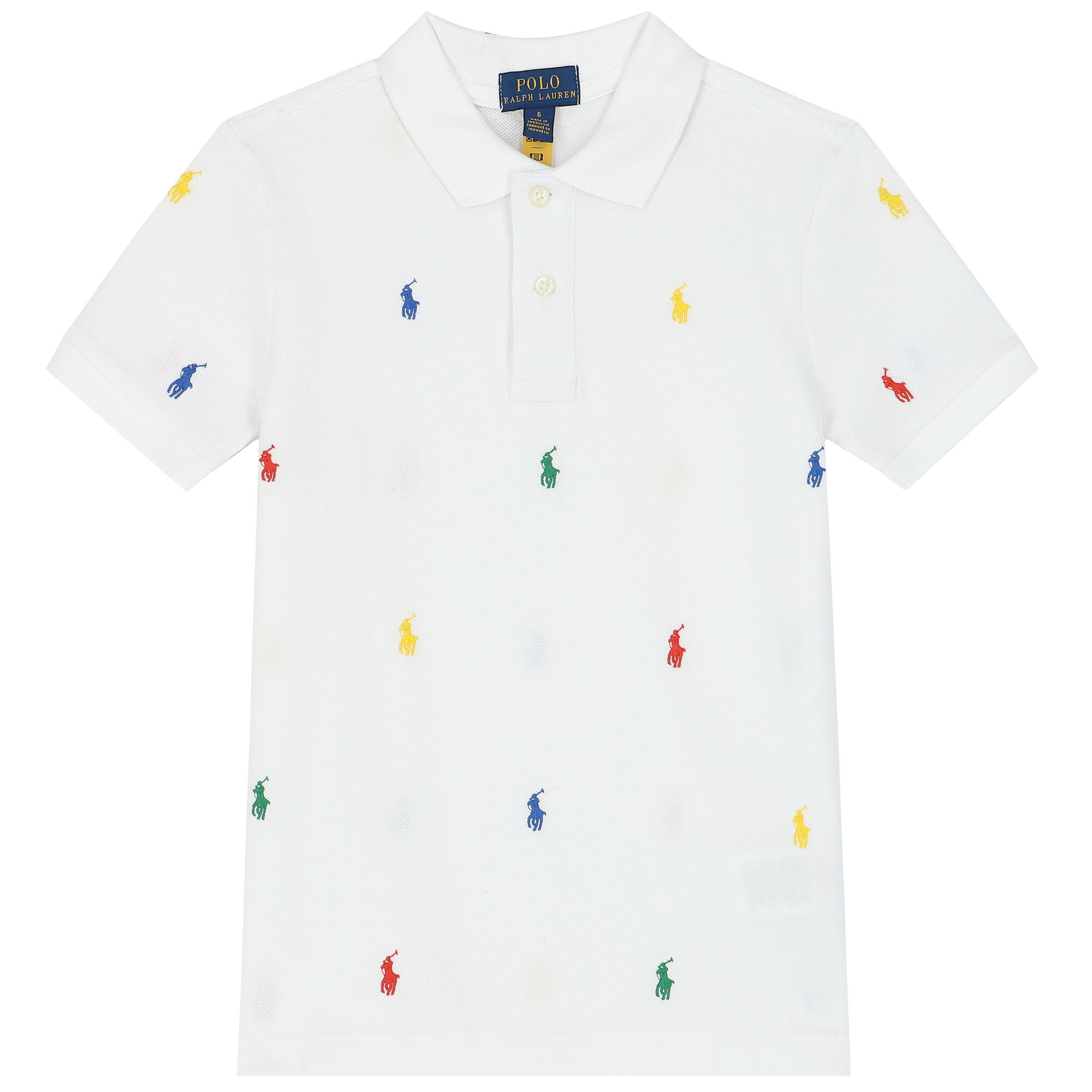 Boys white clearance ralph lauren shirt