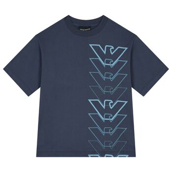 Boys Blue Logo T-Shirt