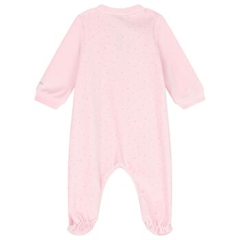 Baby Girls Pink Elephant Babygrow