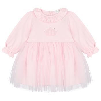 Baby Girls Pink Crown Dress