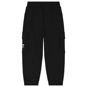 Boys Black Logo Joggers