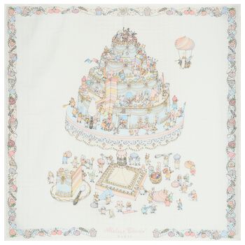 Ivory Cake Swaddle Blanket