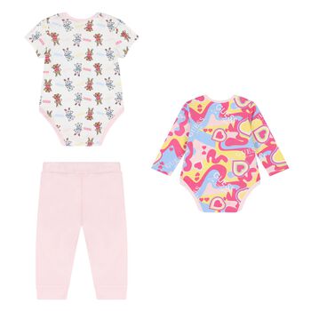 Baby Girls Multi-Coloured Bodysuit Gift Set