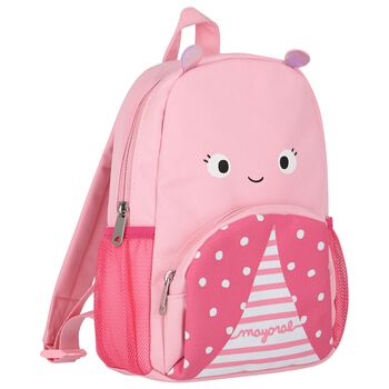 Younger Girls Pink Bug Backpack