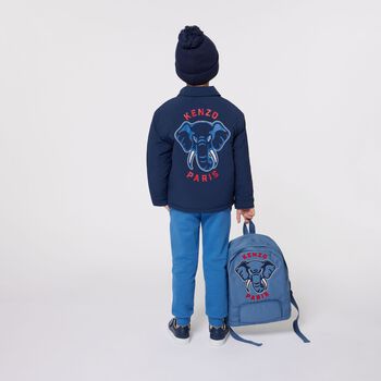 Blue Elephant Logo Backpack