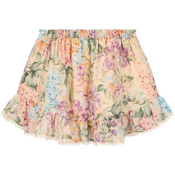 Girls Multi-Coloured Floral Skirt