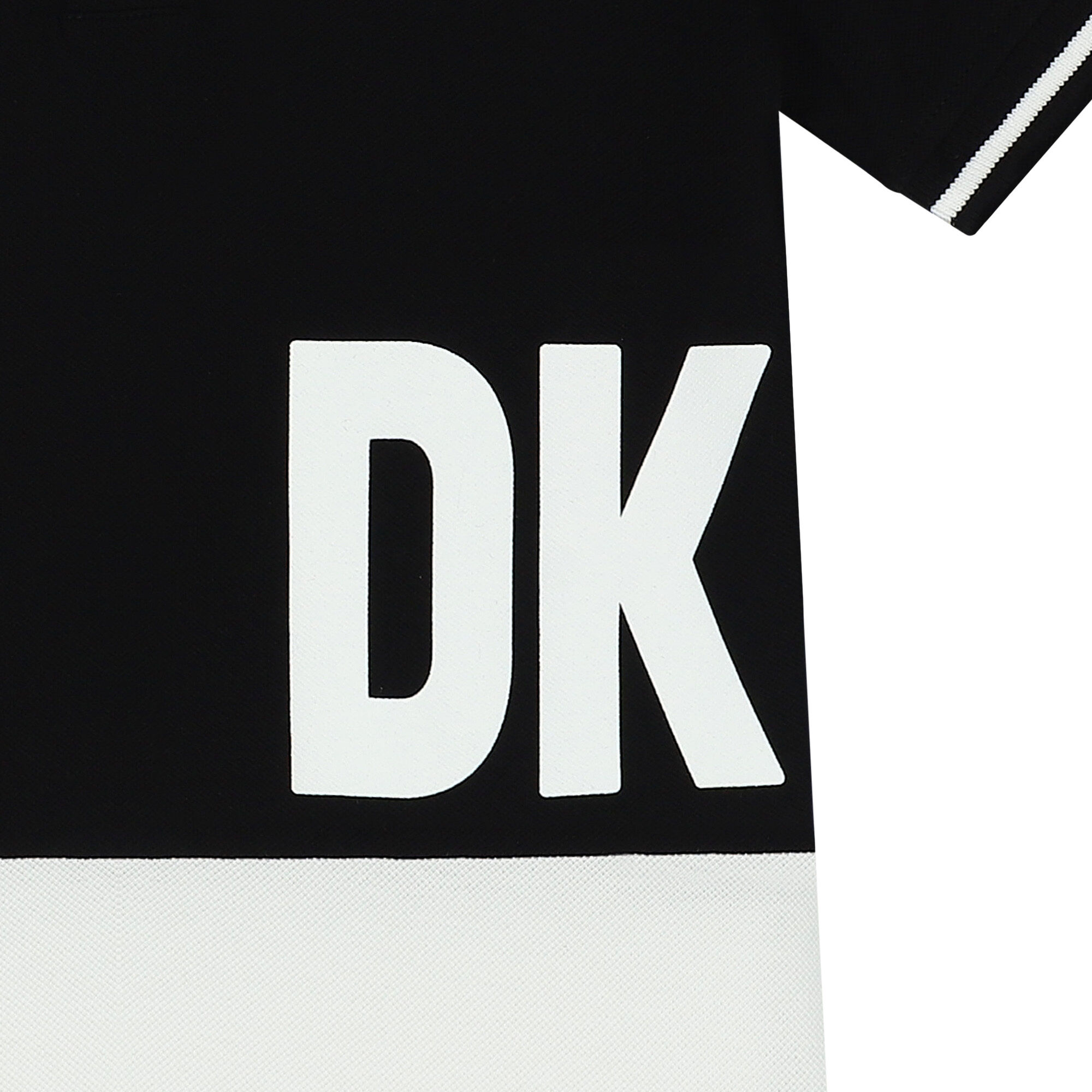 DKNY Boys Black Logo Polo Shirt | Junior Couture UK