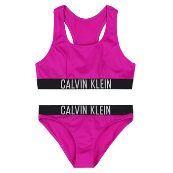 Girls Pink Logo BikiniÃ‚Â 