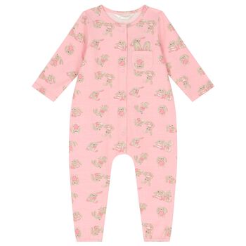 Baby Girls Pink Bunny Romper