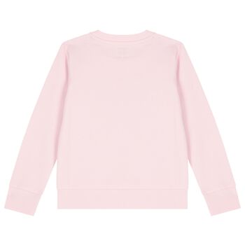 Girls Pink Logo Sweatshirt