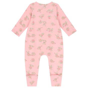 Baby Girls Pink Bunny Romper