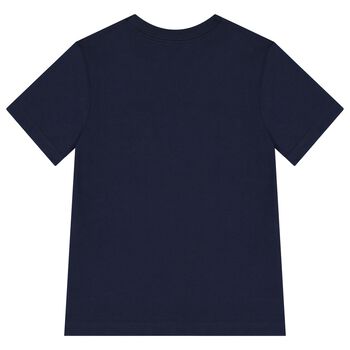 Boys Navy Blue Polo Bear T-Shirt