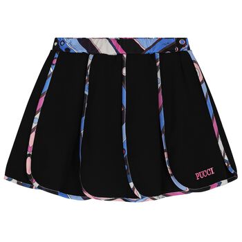 Girls Black Vivara Skort