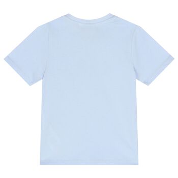 Baby Boys Pale Blue Logo T-Shirt