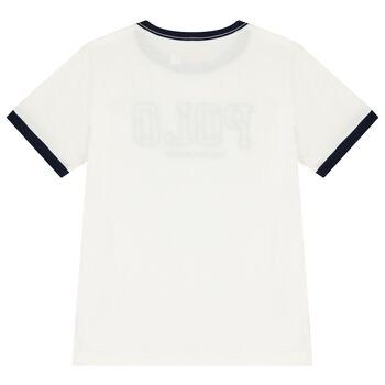 Boys White Logo T-Shirt