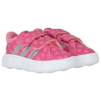 Girls Pink Disney Trainers