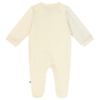 Ivory & Gold Logo Babygrow