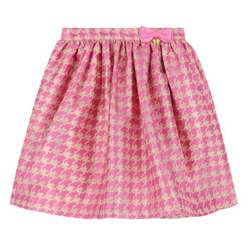 Girls Pink & Gold Skirt