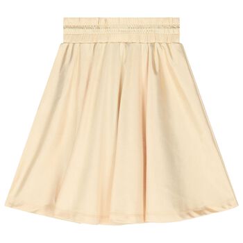 Girls Gold Logo Skirt