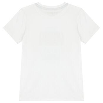 Boys White Logo T-Shirt