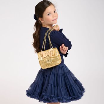 Girls Navy Blue Tulle Skirt