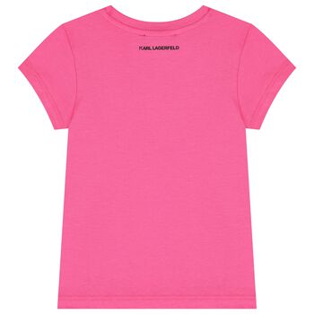 Girls Pink Choupette T-Shirt