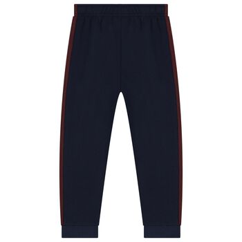 Navy Blue Logo Joggers