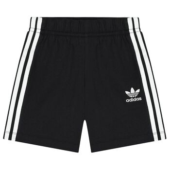 Black Logo Shorts