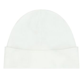 Baby Girls Ivory Flower Hat