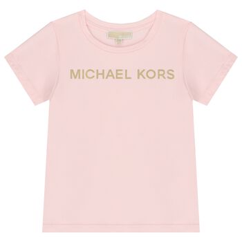 Girls Pink Logo T-Shirt