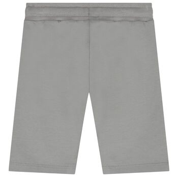 Younger Boys Grey Logo Shorts