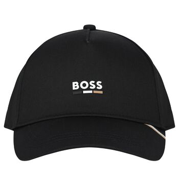 Boys Black Logo Cap