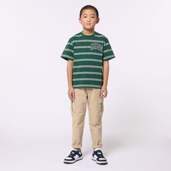 Boys Green Logo T-Shirt